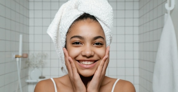 Speedy Services Today Plumbing Hot Water Repair, service Replacement Services with Lady Enjoying a Shower