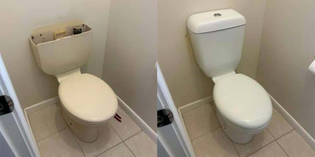 Old Toilet Replaced with New Posh Solus Suite in Kilmore VIC