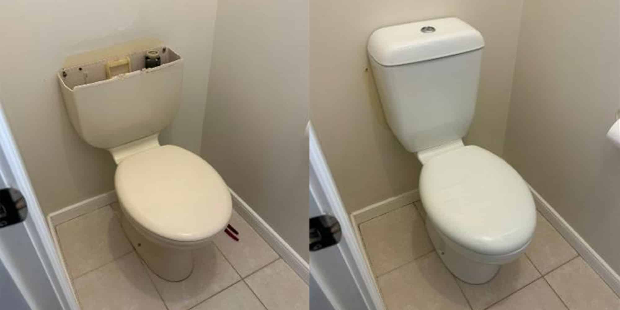 Old Toilet Replaced with New Posh Solus Suite in Kilmore VIC