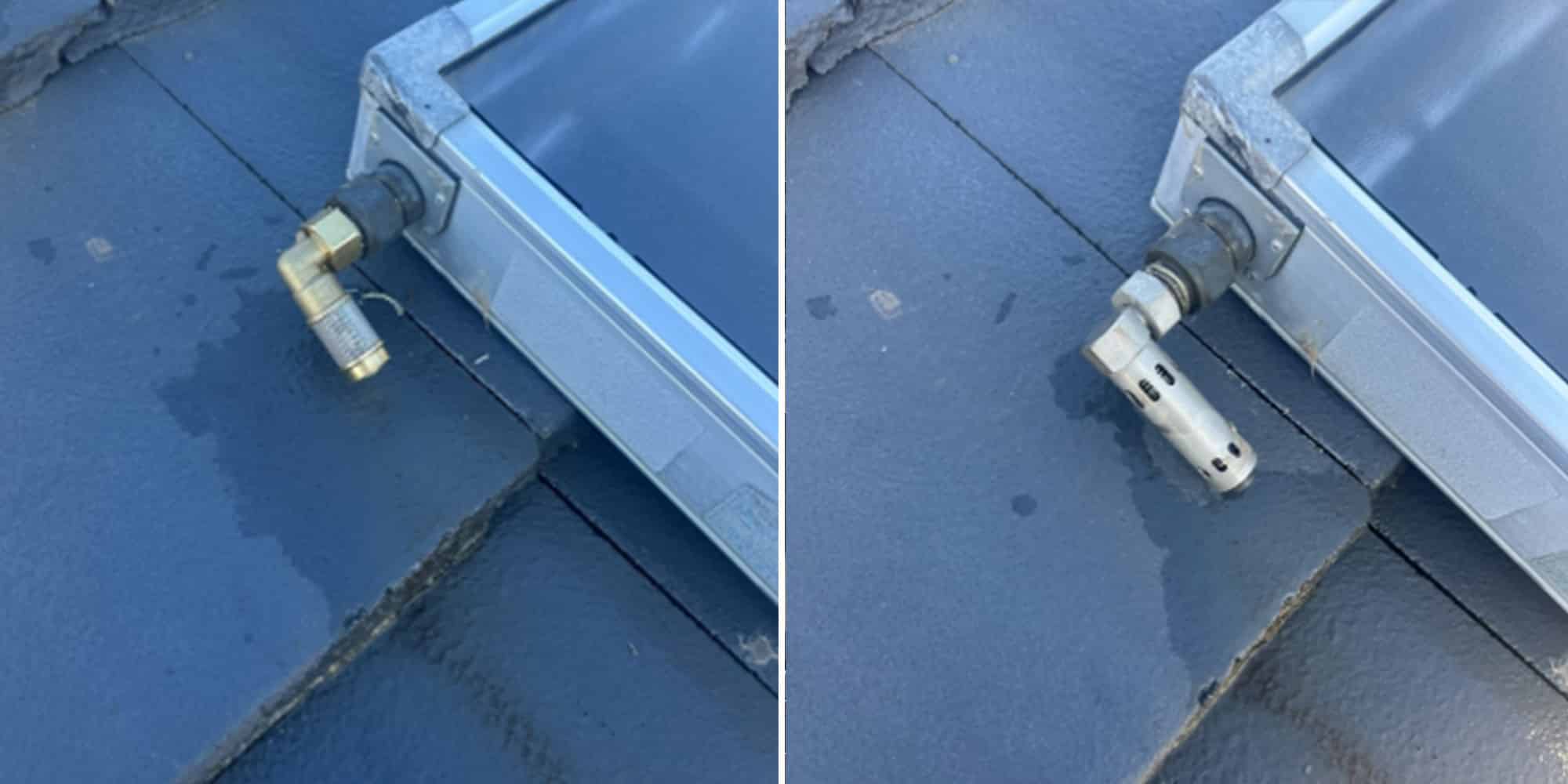 sunbury Solar frost valve emergency repair