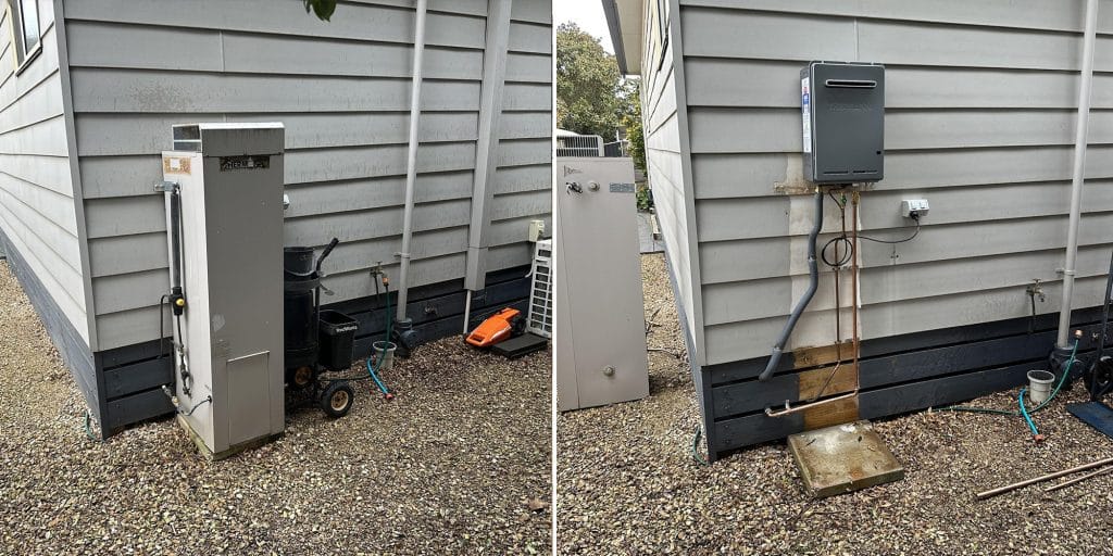 hot water upgrade sunbury