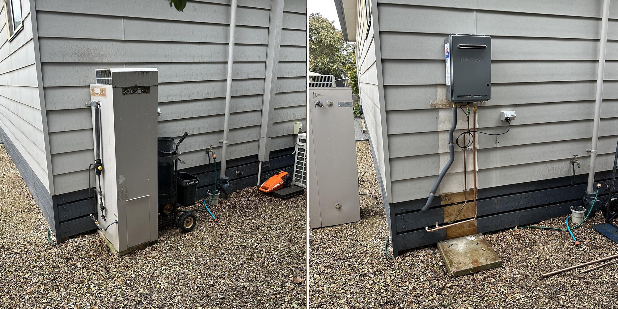 hot water upgrade sunbury