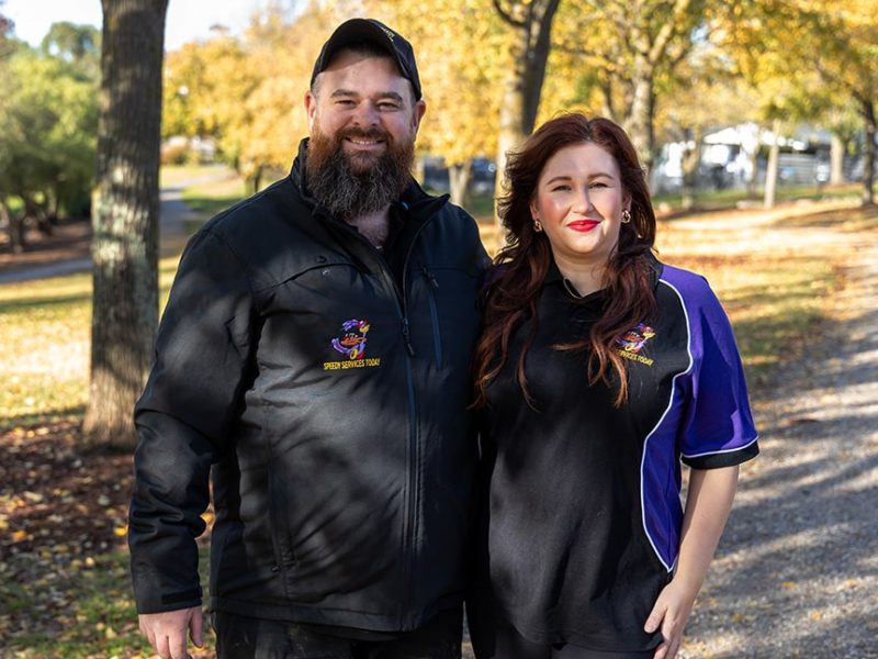 Daniel and Stefanie from Speedy Services Today Local Plumbers